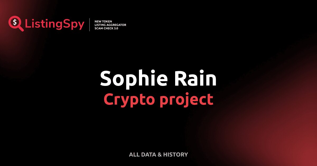 Sophie Rain crypto project GYATT token listings, events, analysis