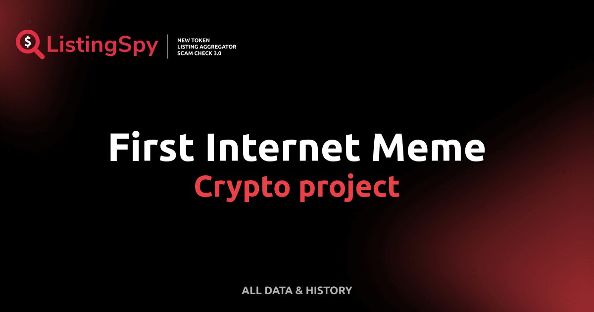 First Internet Meme crypto project: oogachaka token listings, events ...
