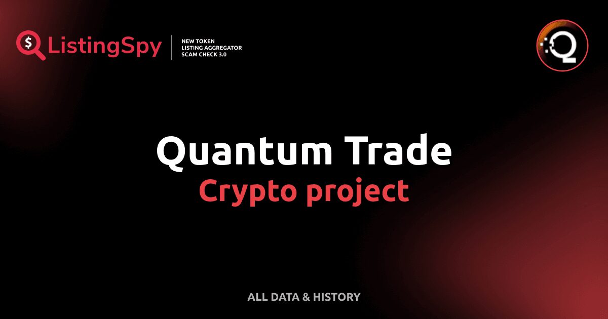 Quantum Trade crypto project: QUAT token listings, events, analysis ...