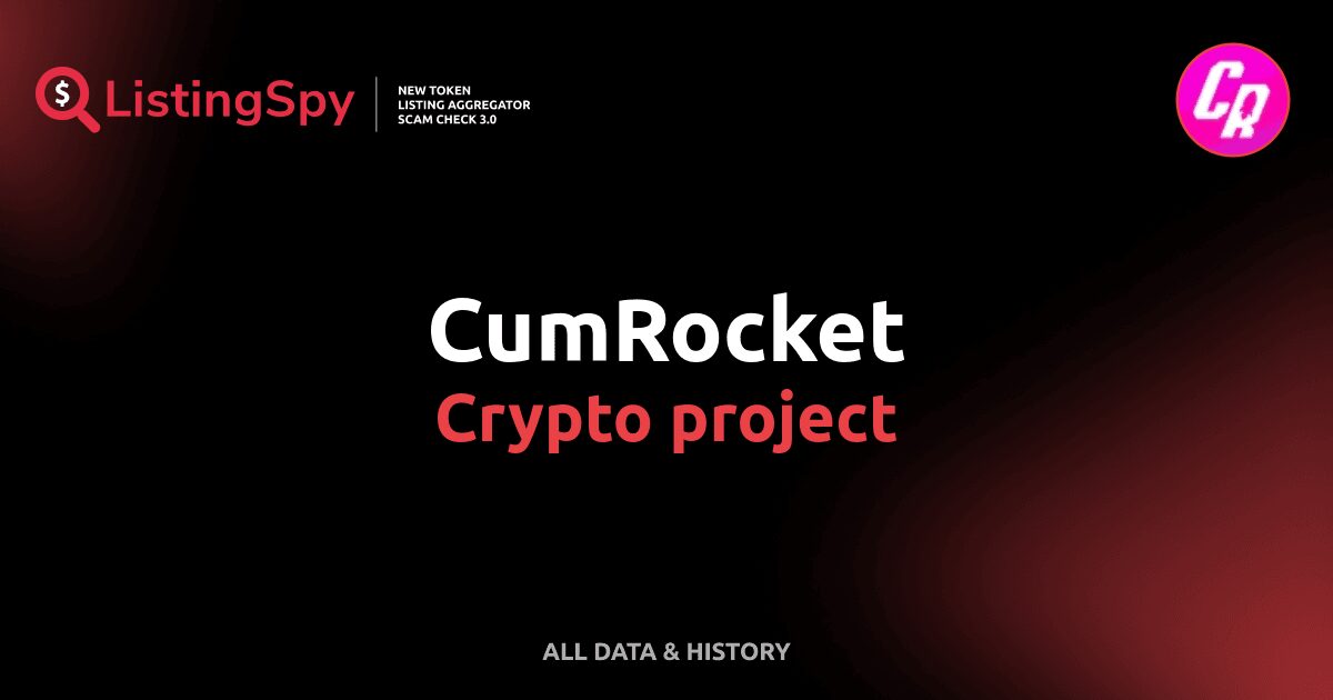 CumRocket crypto project: CUMMIES token listings, events, analysis ...