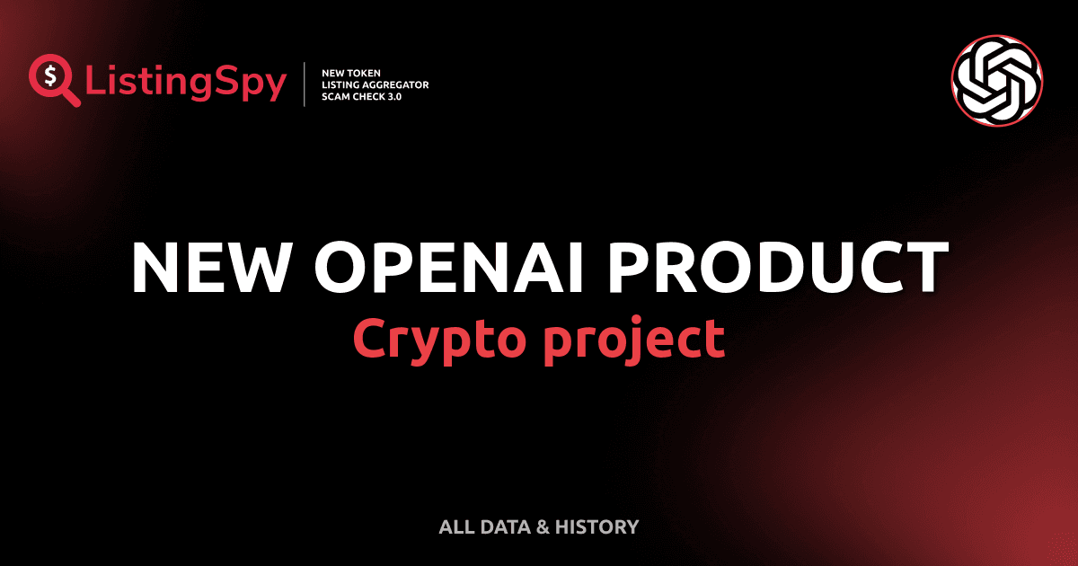 NEW OPENAI PRODUCT crypto project: GOV token listings, events, analysis ...
