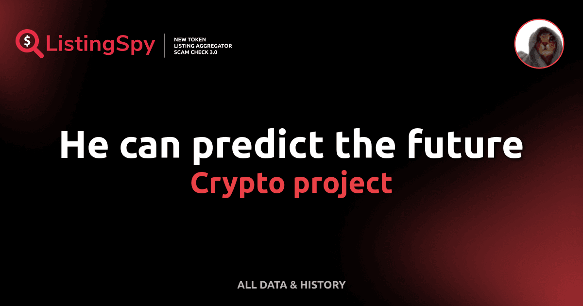 He can predict the future crypto project prophet token listings