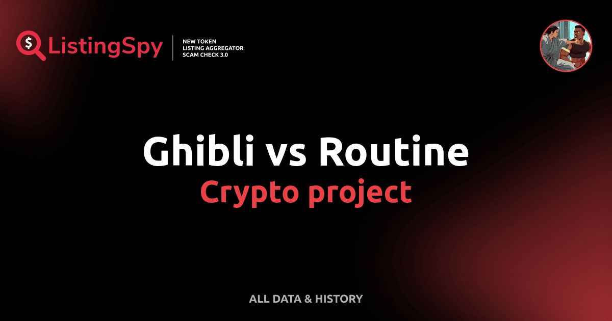Ghibli vs Routine crypto project: TRENDS token listings, events ...