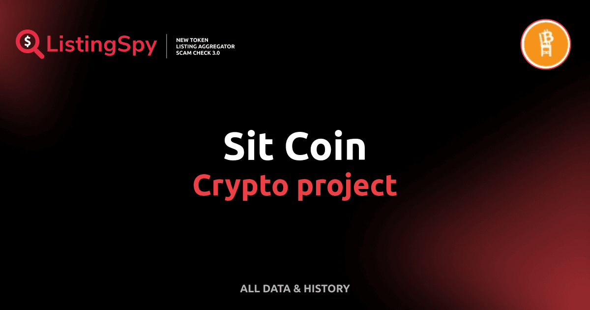 Sit Coin crypto project: sitcoin token listings, events, analysis ...