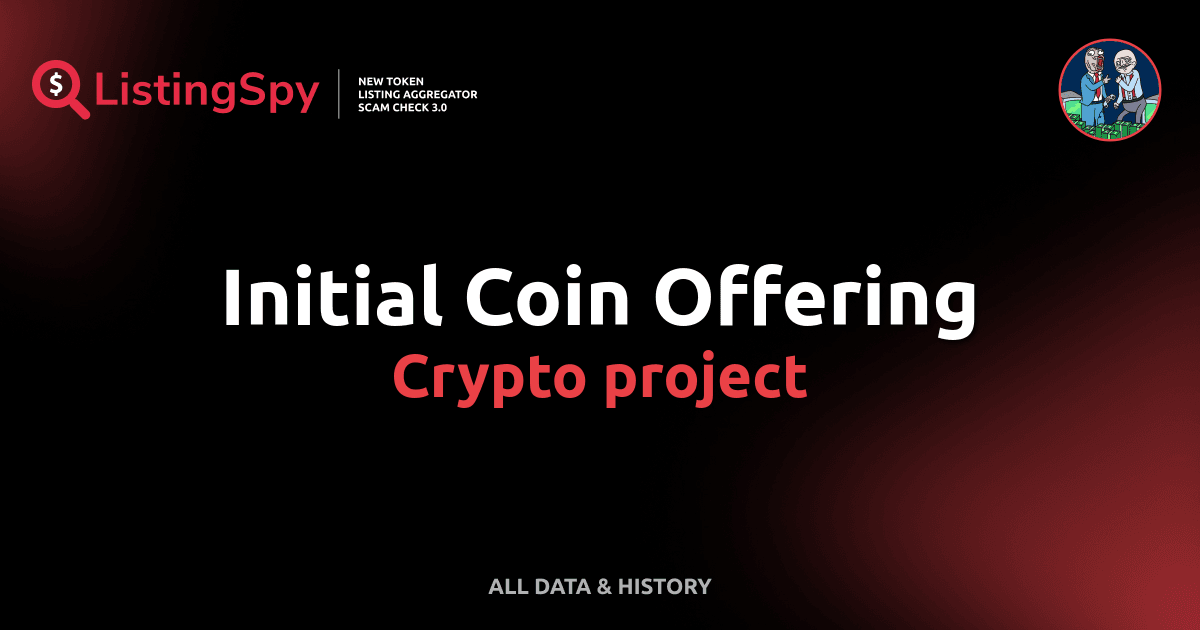 Initial Coin Offering crypto project: ICO token listings, events ...