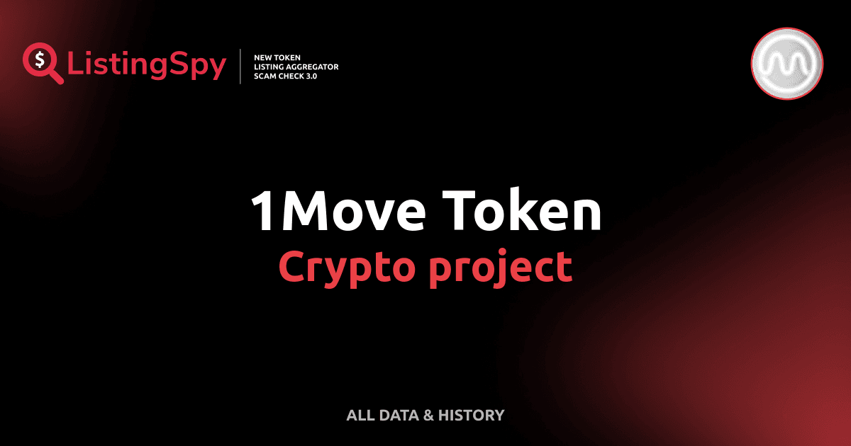 1Move Token crypto project: 1MT token listings, events, analysis ...