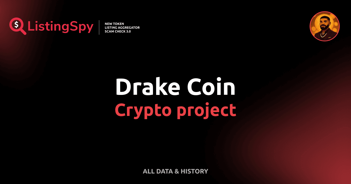 Drake Coin crypto project: OVOB token listings, events, analysis ...