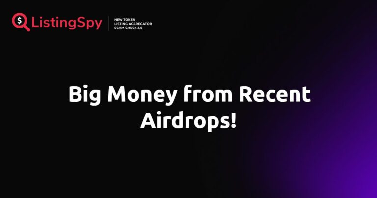 Featured Image: Big Money from Recent Airdrops!