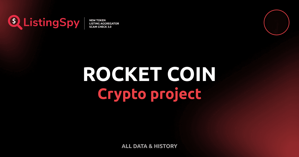 ROCKET COIN crypto project: ROCKETCOIN token listings, events, analysis ...