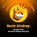 Bonk Airdrop crypto project on ListingSpy