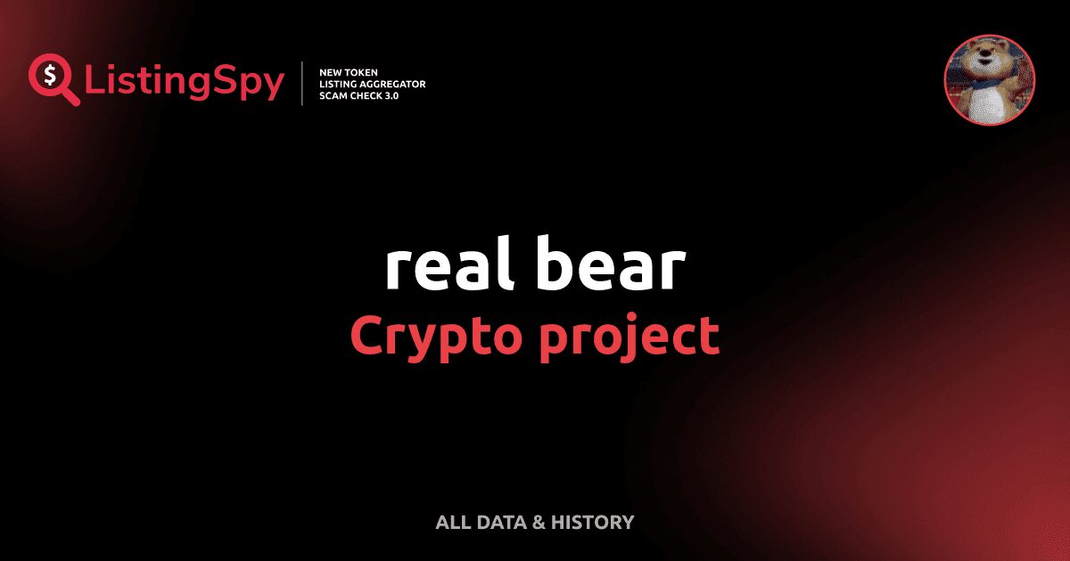 real bear crypto project: russia token listings, events, analysis ...
