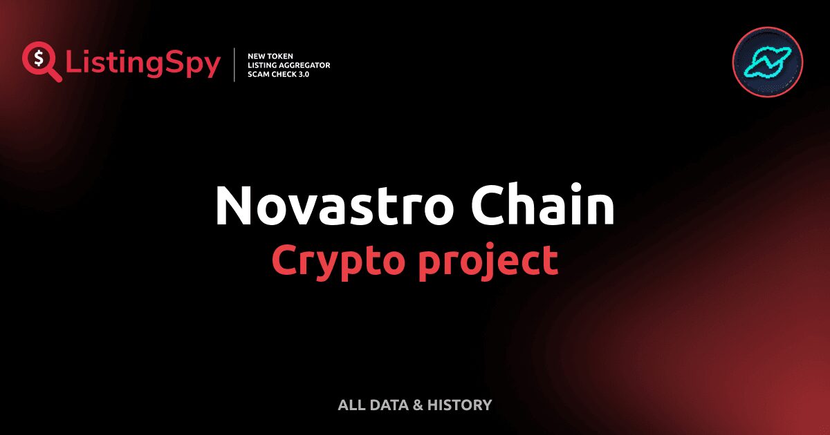 Novastro Chain crypto project: XNL token listings, events, analysis ...