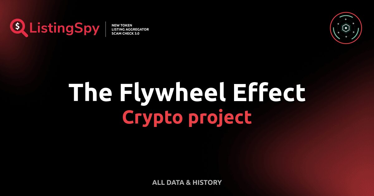 The Flywheel Effect crypto project: FLYWHEEL token listings, events ...